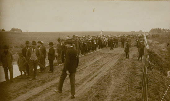 Inauguración puente de Tala