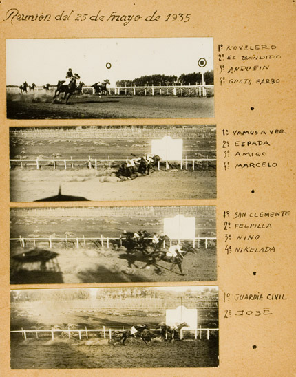Serie de fotos del hipódromo